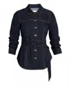 Cinq À Sept Shea Jacket In Denim Indigo In Blue