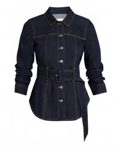 Cinq À Sept Shea Jacket In Denim Indigo In Blue