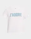 Cinq À Sept Denim Jadore Shrunken Tee White/light Wash