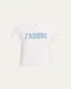 Cinq À Sept Denim Jadore Shrunken Tee White/light Wash