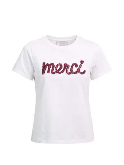 Cinq À Sept Shrunken Sequin-embellished Ruffled T-shirt In White