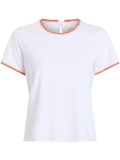 Cinq À Sept Shrunken T-shirt In White