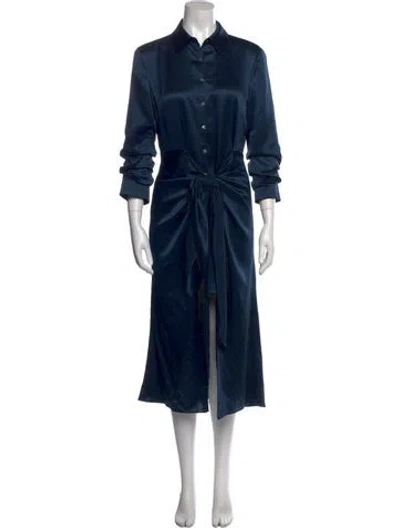 Pre-owned Cinq À Sept Silk Long Dress