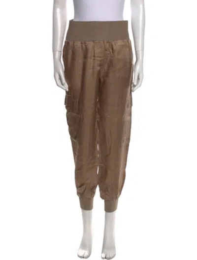 Pre-owned Cinq À Sept Skinny Leg Pants In Brown