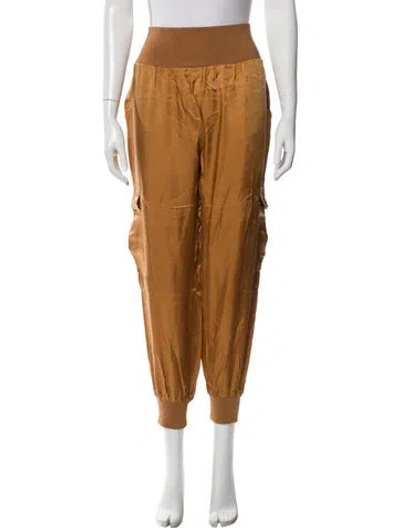 Pre-owned Cinq À Sept Skinny Leg Pants In Brown