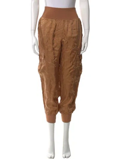 Pre-owned Cinq À Sept Skinny Leg Pants In Brown