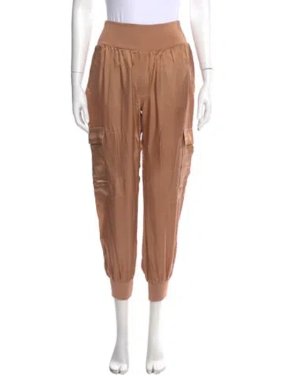 Pre-owned Cinq À Sept Skinny Leg Pants In Brown