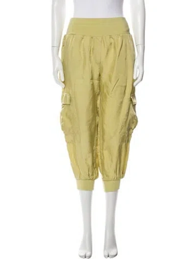 Pre-owned Cinq À Sept Skinny Leg Pants In Green