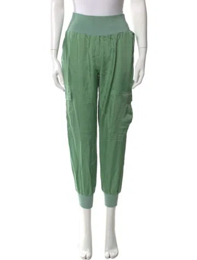 Pre-owned Cinq À Sept Skinny Leg Pants In Green