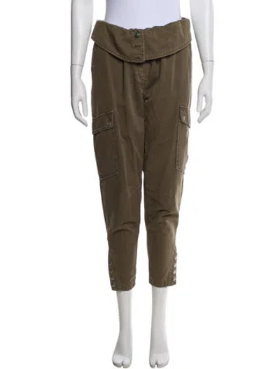 Pre-owned Cinq À Sept Skinny Leg Pants In Green