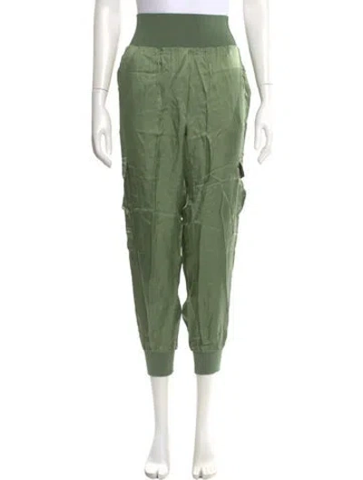 Pre-owned Cinq À Sept Skinny Leg Pants In Green