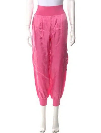 Pre-owned Cinq À Sept Skinny Leg Pants In Pink