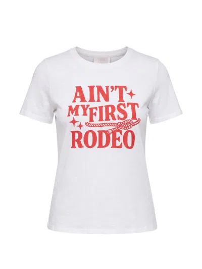 Cinq À Sept Slogan-print Short-sleeve T-shirt In White