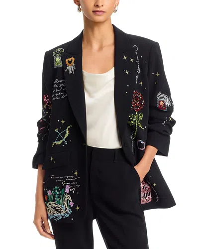 Cinq À Sept Cinq A Sept Starry Scribbles Kelsa Blazer In Multi