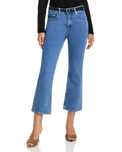 Cinq À Sept Cinq A Sept Stevie Cropped Jeans In Blue Mirage