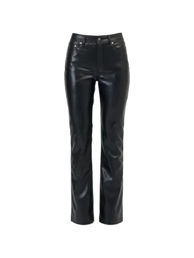 Cinq À Sept Stevie Faux-leather Trousers In Black