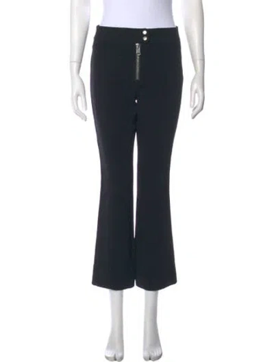 Pre-owned Cinq À Sept Straight Leg Pants In Black