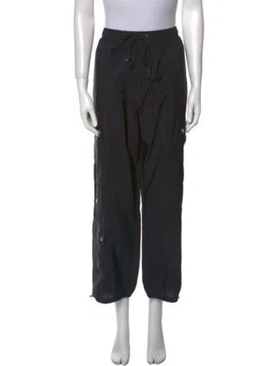 Pre-owned Cinq À Sept Straight Leg Pants In Black