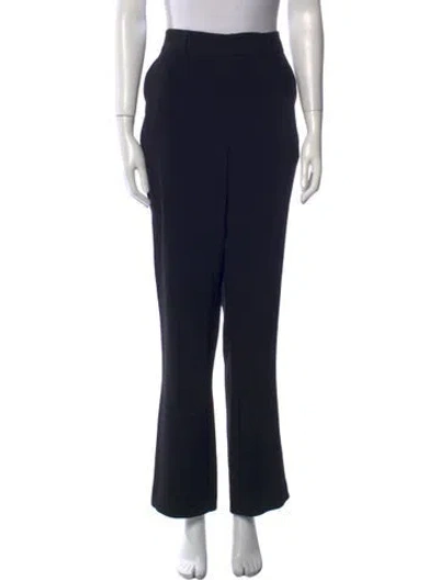 Pre-owned Cinq À Sept Straight Leg Pants In Black