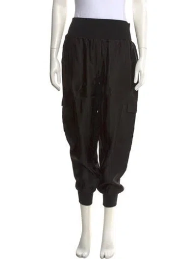Pre-owned Cinq À Sept Straight Leg Pants In Black