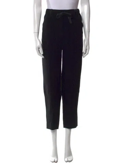 Pre-owned Cinq À Sept Straight Leg Pants In Black