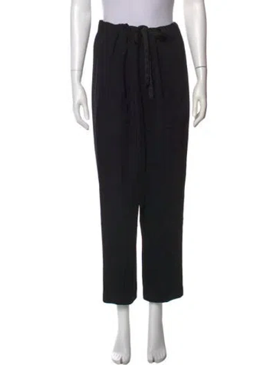 Pre-owned Cinq À Sept Straight Leg Pants In Black