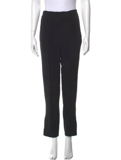 Pre-owned Cinq À Sept Straight Leg Pants In Black