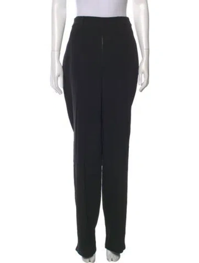 Pre-owned Cinq À Sept Straight Leg Pants In Black