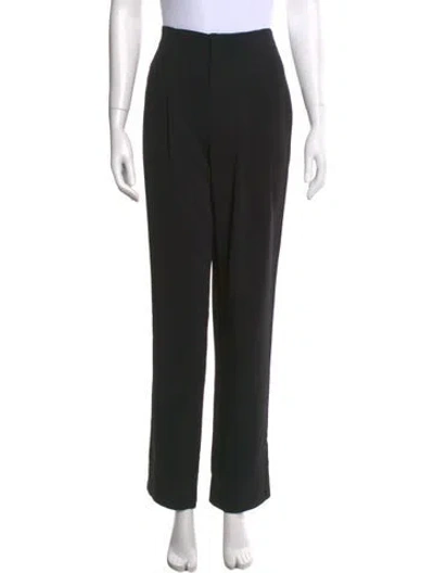 Pre-owned Cinq À Sept Straight Leg Pants In Black