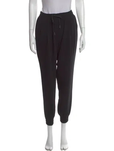 Pre-owned Cinq À Sept Straight Leg Pants In Black