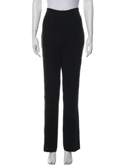 Pre-owned Cinq À Sept Straight Leg Pants In Black