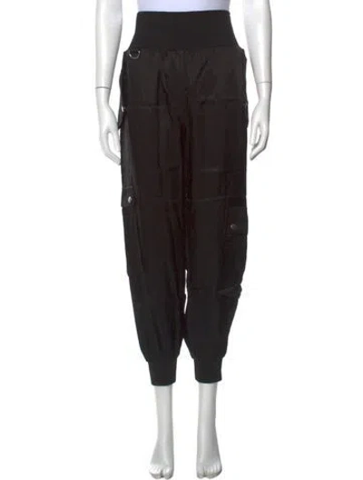 Pre-owned Cinq À Sept Straight Leg Pants In Black
