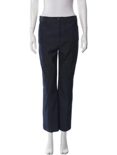 Pre-owned Cinq À Sept Straight Leg Pants In Black