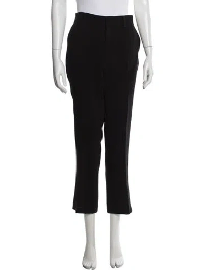 Pre-owned Cinq À Sept Straight Leg Pants In Black