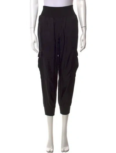 Pre-owned Cinq À Sept Straight Leg Pants In Black