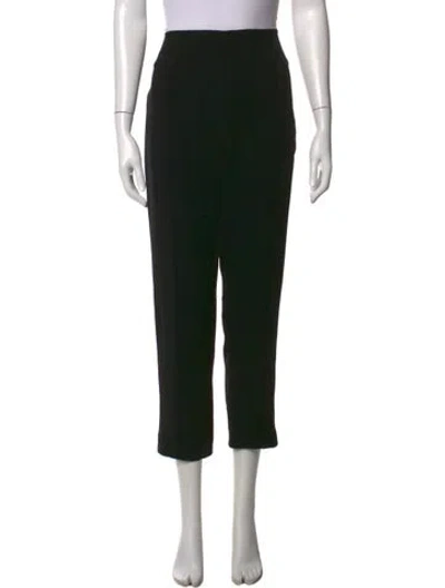 Pre-owned Cinq À Sept Straight Leg Pants In Black