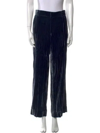 Pre-owned Cinq À Sept Straight Leg Pants In Blue