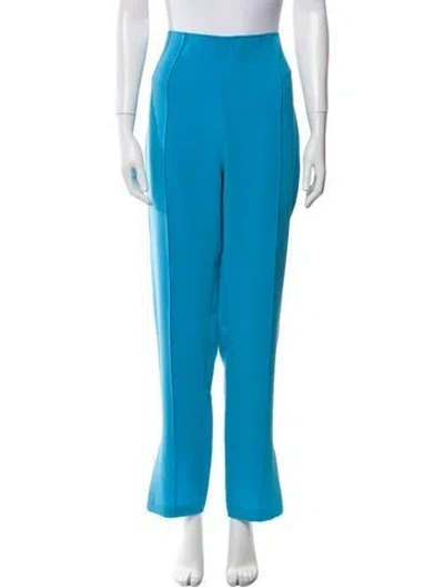 Pre-owned Cinq À Sept Straight Leg Pants In Blue