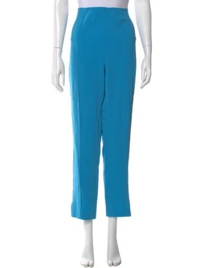 Pre-owned Cinq À Sept Straight Leg Pants In Blue