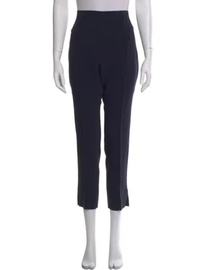 Pre-owned Cinq À Sept Straight Leg Pants In Blue
