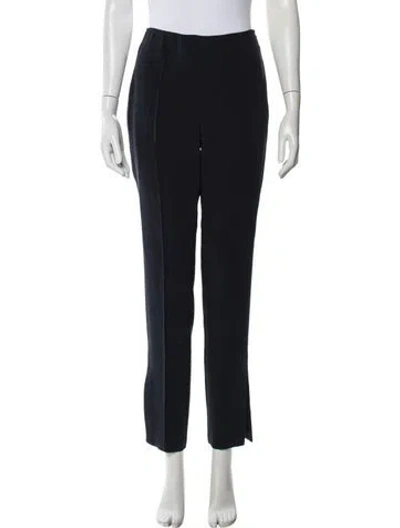 Pre-owned Cinq À Sept Straight Leg Pants In Blue