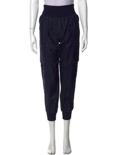 Pre-owned Cinq À Sept Straight Leg Pants In Blue