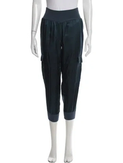 Pre-owned Cinq À Sept Straight Leg Pants In Blue