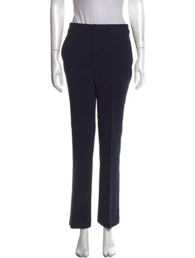 Pre-owned Cinq À Sept Straight Leg Pants In Blue