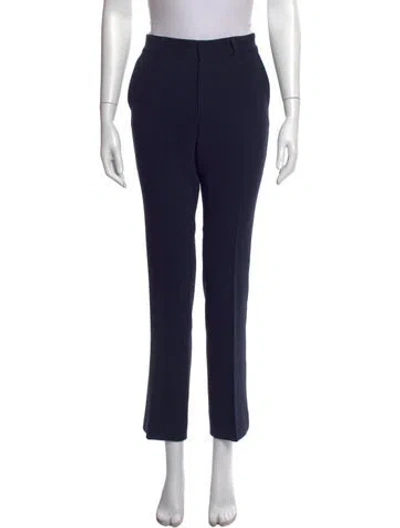 Pre-owned Cinq À Sept Straight Leg Pants In Blue