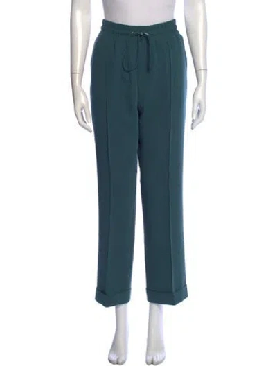 Pre-owned Cinq À Sept Straight Leg Pants In Blue