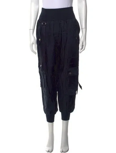 Pre-owned Cinq À Sept Straight Leg Pants In Blue