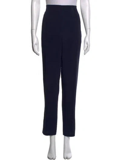 Pre-owned Cinq À Sept Straight Leg Pants In Blue
