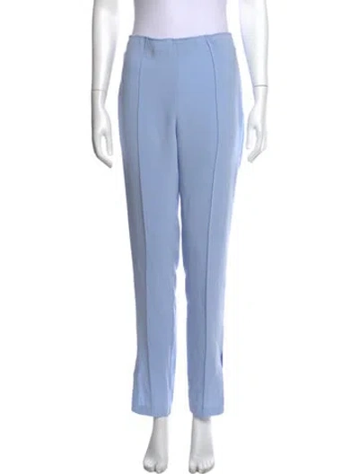 Pre-owned Cinq À Sept Straight Leg Pants In Blue