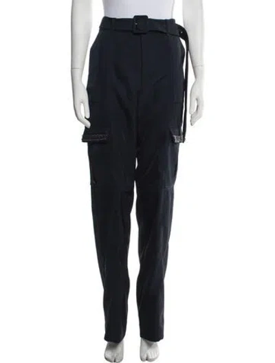 Pre-owned Cinq À Sept Straight Leg Pants In Blue